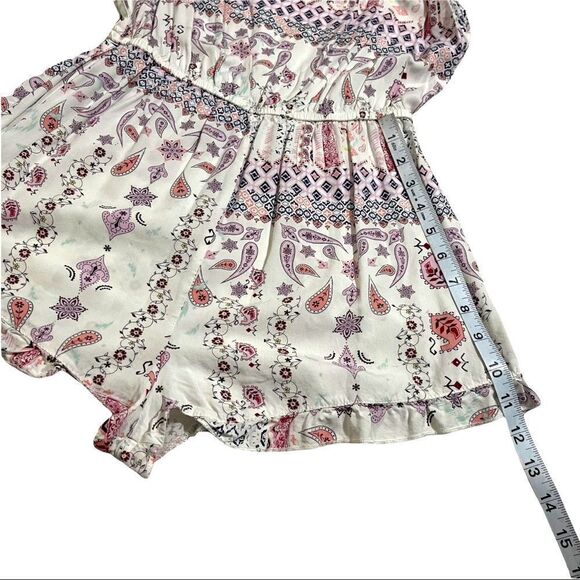 Cotton
On Paisley Print Spaghetti Strap Romper SMALL - Picture 11 of 13
